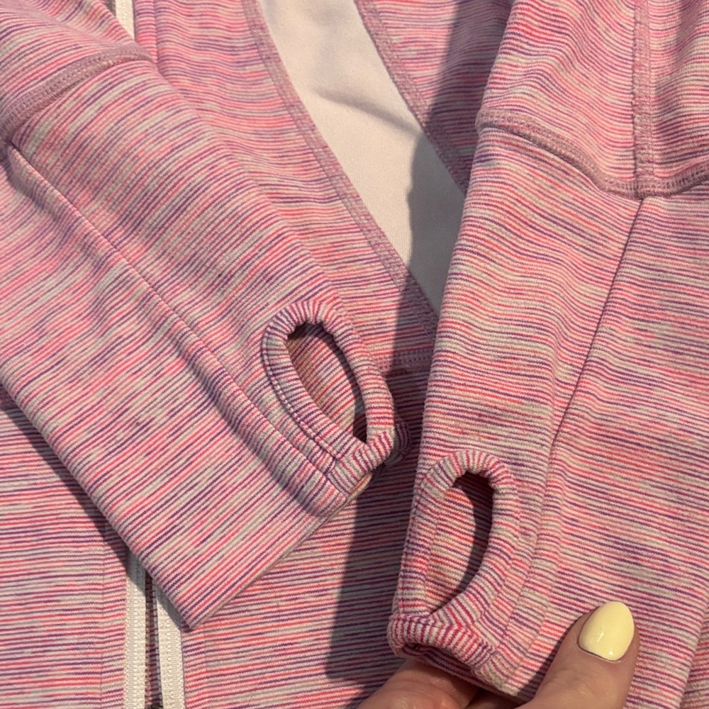 lululemon athletica Pink Marled Full-Zip Jacket - Picture 4 of 5
